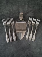 Gero Zilmeta 581 Visgraat lange Gebaksvorken 14cm & Schep, Ophalen of Verzenden