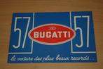 Bugatti 57 - Atalante - Galibier - Ventoux - Stelvio -Folder, Verzenden, Zo goed als nieuw, Overige merken, Bugatti