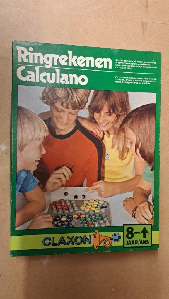 Ringrekenen - Claxon, Hobby en Vrije tijd, Gezelschapsspellen | Bordspellen, Gebruikt, Ophalen of Verzenden