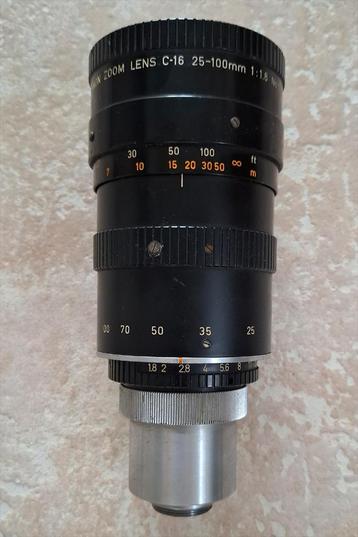 Canon zoom lens C-16 25-100mm F1.8 beschikbaar voor biedingen