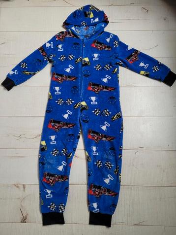 Blauwe Fleece race/ formule 1 onesie mt 146/152 (9th Avenue) beschikbaar voor biedingen