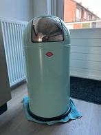 Wesco Pushboy, afvalbak/vuilnisbak, mintgroen, Huis en Inrichting, Woonaccessoires | Prullenbakken, Ophalen, Zo goed als nieuw