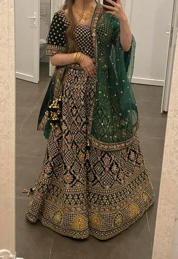 Lahenga bridal indiase jurk beschikbaar voor biedingen