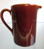 Vintage bruine suikerpot + melkkan, Royal Sphinx Maastricht, Verzenden