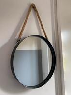 Spiegel rond zwart, Huis en Inrichting, Woonaccessoires | Spiegels, Minder dan 100 cm, Minder dan 50 cm, Rond, Ophalen of Verzenden