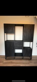 Kast, mangohout met staal, Ophalen, Zo goed als nieuw, Minder dan 150 cm, Metaal