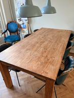 Unieke Houten Eettafel - Sri Lanka Tsunami Hout, Huis en Inrichting, Tafels | Eettafels, Ophalen, Gebruikt, 50 tot 100 cm, Vijf personen of meer
