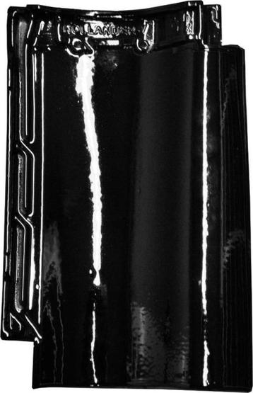 Monier dakpan Nieuwe Hollander-V gitzwart glanzend verglaasd beschikbaar voor biedingen