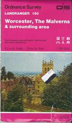 Pl2 plattegrond worcester - the malverns engeland 1989, Boeken, Atlassen en Landkaarten, Gelezen, Verzenden, Landkaart, 1800 tot 2000
