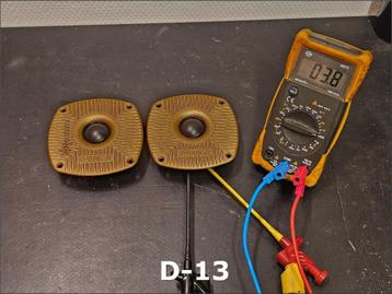 Tweeters afkomstig uit Tannoy M20 Gold mkII beschikbaar voor biedingen