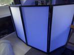 Vonyx inklapbaar DJ booth scherm + Beamz UV6x3W, Ophalen, Gebruikt, Draaitafel, Overige merken