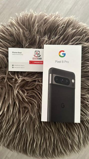 Google pixel 8 pro 256 gb black geseald + factuur  beschikbaar voor biedingen