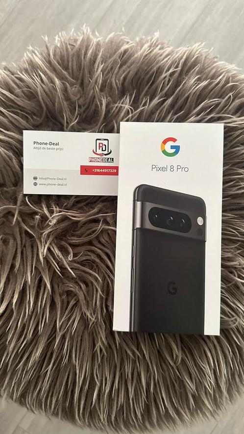 Google pixel 8 pro 256 gb black geseald + factuur, Telecommunicatie, Mobiele telefoons | Overige merken, Nieuw, Ophalen of Verzenden