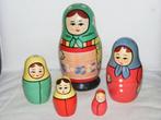 B6635 Oudere matroesjka baboesjka 5delig USSR, Verzenden, Gebruikt