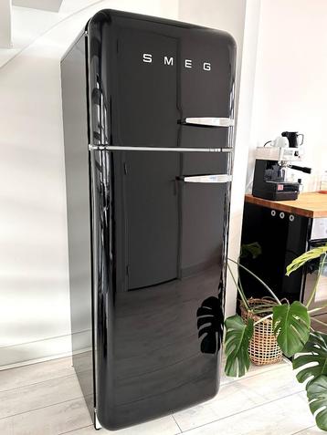 Smeg Koelkast FAB30NES7 – Retro stijl – Zwart – Goede staat beschikbaar voor biedingen