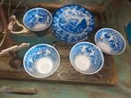 Vier oude chinese  capucijner kop en schotels, Antiek en Kunst, Ophalen of Verzenden