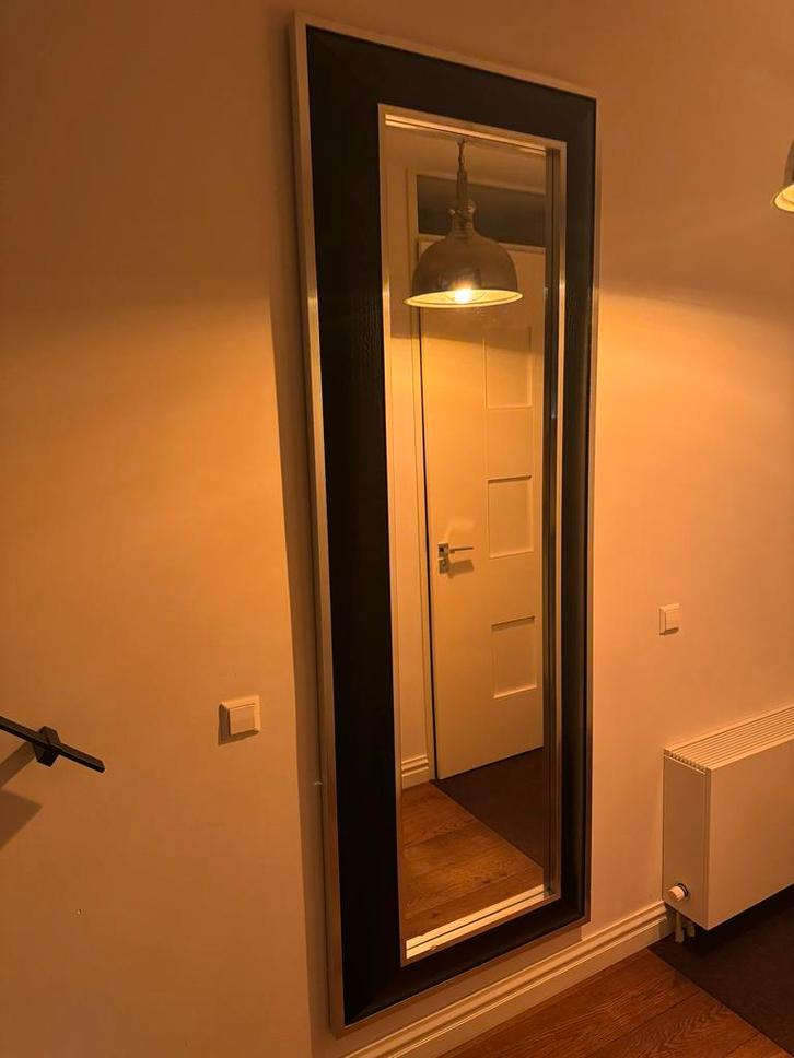 Eichholtz Croco Spiegel - Zwart, Huis en Inrichting, Woonaccessoires | Spiegels, Zo goed als nieuw, 50 tot 75 cm, 150 tot 200 cm