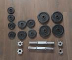 Dumbell set met 18 kilo, Ophalen of Verzenden, Gebruikt, Dumbbell