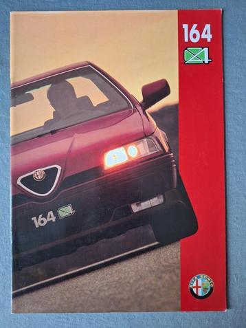 Brochure ALFA ROMEO 164 Quadrifoglio 4  - 1994 NL. beschikbaar voor biedingen