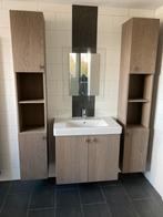 Badkamermeubel van Strakk, spiegel en radiator, Huis en Inrichting, Badkamer | Badkamermeubels, Ophalen, 50 tot 100 cm, Zo goed als nieuw