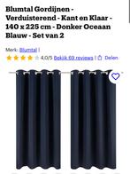 Verduisterende gordijnen, Ophalen of Verzenden, Zo goed als nieuw, 100 tot 150 cm, 200 cm of meer