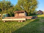 Eiken balken, zware kwaliteit, Doe-het-zelf en Verbouw, Hout en Planken, Gebruikt, Eiken, Ophalen of Verzenden, Balk
