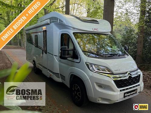 LMC Tourer Lift H 730 G Enkele Bedden Hefbed Airco 2022, Caravans en Kamperen, Campers, Bedrijf, Half-integraal, tot en met 4