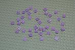 L095 Plaatjes 1x1 medium lavender 40 st., Ophalen of Verzenden, Nieuw, Losse stenen, Lego