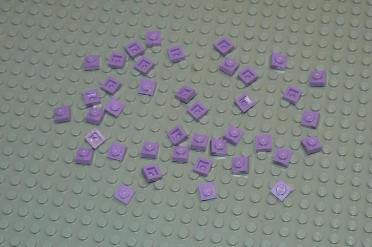 L095 Plaatjes 1x1 medium lavender 40 st., Kinderen en Baby's, Speelgoed | Duplo en Lego, Nieuw, Lego, Losse stenen, Ophalen of Verzenden
