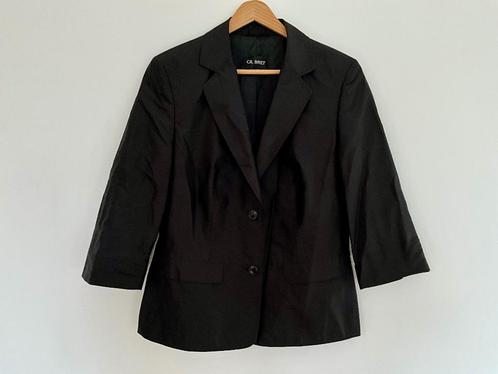 100% zijde blazer maat 38 - Gil Bret, Kleding | Dames, Jasjes, Kostuums en Pakken, Zo goed als nieuw, Jasje, Maat 38/40 (M), Zwart