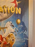 Poster met handtekeningen van Circus Herman Renz 100 jaar, Ophalen of Verzenden, Zo goed als nieuw, A1 t/m A3