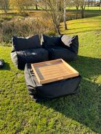 Nieuwe loungeset opgebouwd uit zitzakelementen, Tuin en Terras, Tuinsets en Loungesets, Overige materialen, Bank, Ophalen of Verzenden