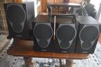 Luidsprekers, 4 stuks, MX 1 plus 2 standaards van wolf, Ophalen of Verzenden, Gebruikt, 60 tot 120 watt, Overige merken
