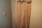 Elisabetta Franchi camel baggy broek brede strikband IT 46, Maat 38/40 (M), Bruin, Zo goed als nieuw, Lang