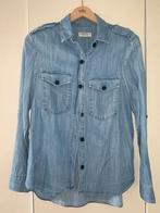 Spijkerblouse van Zara maat S, Blauw, Zara, Ophalen of Verzenden, Zo goed als nieuw