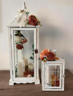 Grote set handgemaakte bruiloft decoratie van kunstbloemen., Ophalen, Gebruikt, Versiering, Geboorte of Huwelijk