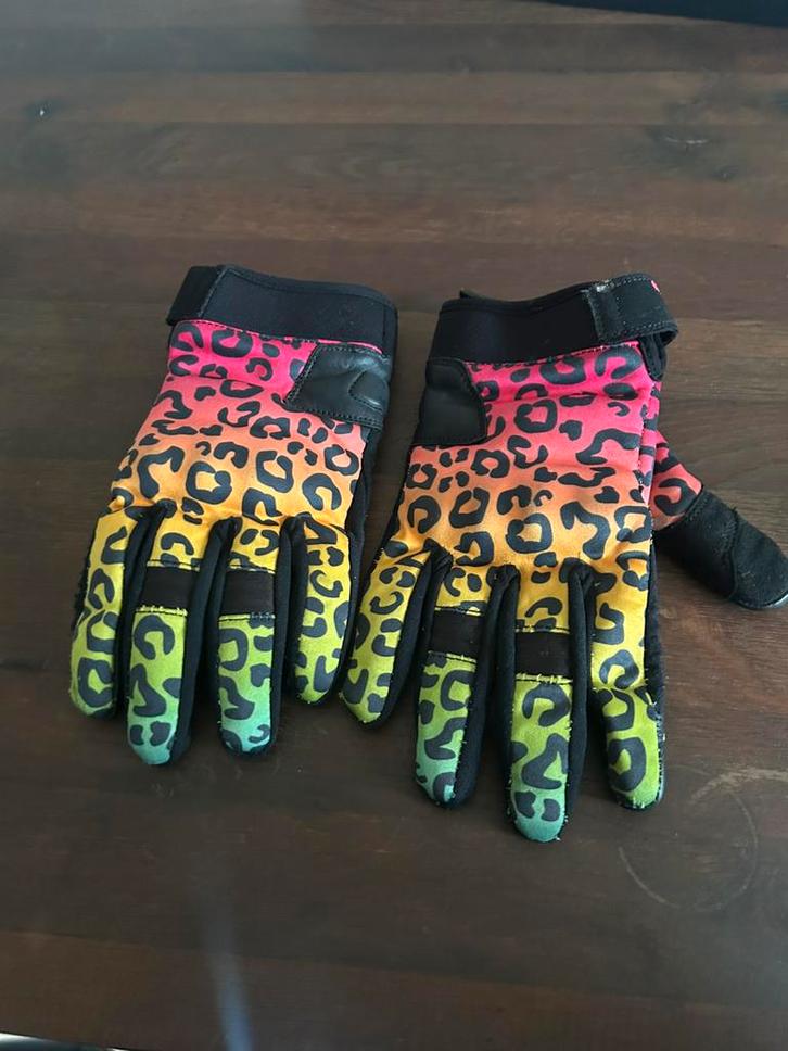Rusty Stitches Gloves Bonnie V2 Panther, Motoren, Kleding | Motorkleding, Broek | textiel, Dames, Tweedehands, Ophalen of Verzenden