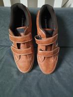 Bruine Sneakers met Klittenband - Maat 47, Bruin, Ophalen of Verzenden, Checker, Sneakers of Gympen