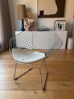 Design draadstoel / fauteuil, Huis en Inrichting, Stoelen, Ophalen, Wit, Design, Zo goed als nieuw