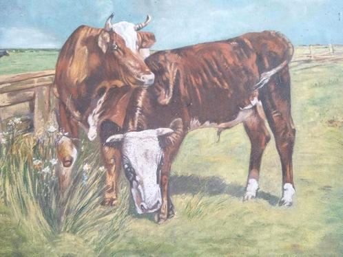 Schilderij J. De Meester - Waterverf, Antiek en Kunst, Kunst | Schilderijen | Klassiek, Ophalen