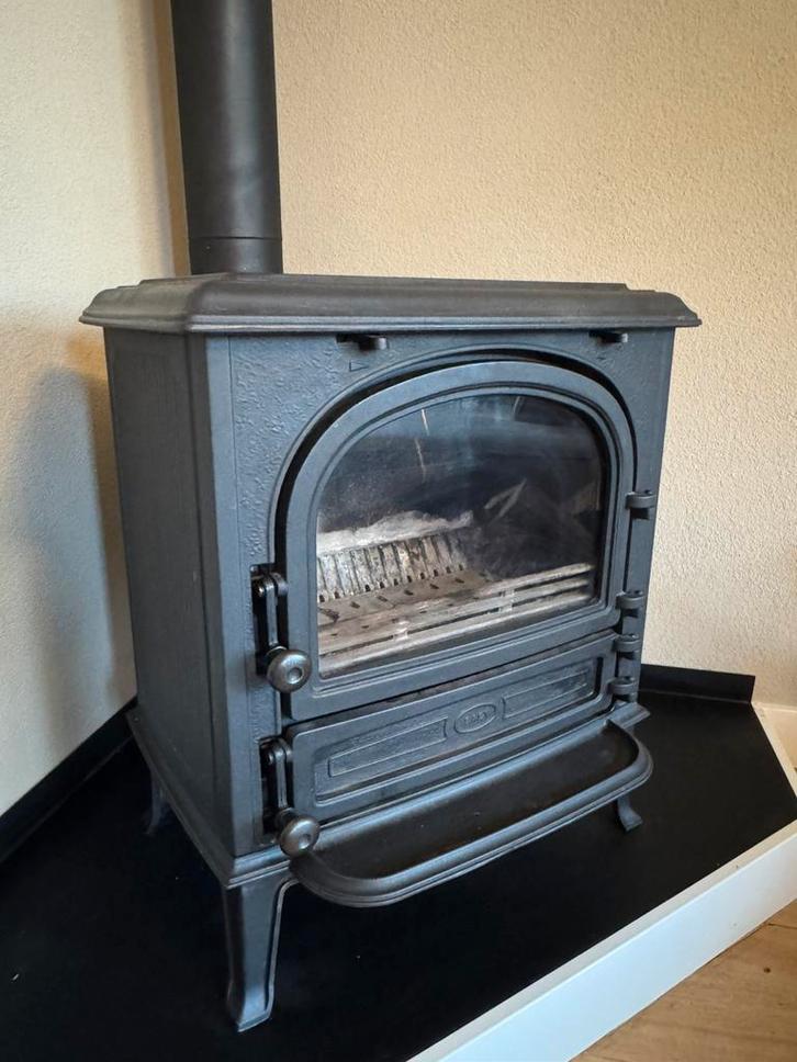 Saey 92 gietijzeren houtkachel – antraciet in nette staat, Huis en Inrichting, Kachels, Gebruikt, Vrijstaand, Houtkachel, Hout