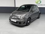 Fiat 500C Abarth Elaborabile Cabrio, Auto's, Voorwielaandrijving, Gebruikt, Zwart, Cabriolet
