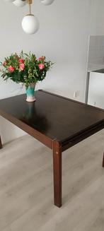 Vintage retro eettafel uitschuifbaar - 129/175 cm, Huis en Inrichting, Tafels | Eettafels, Ophalen, Gebruikt, 100 tot 150 cm, 50 tot 100 cm