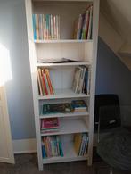 Witte Boekenkast met Planken, Huis en Inrichting, Kasten | Boekenkasten, Ophalen, Met plank(en), Gebruikt, 50 tot 100 cm