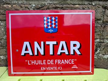 Reclamebord Antar olie beschikbaar voor biedingen