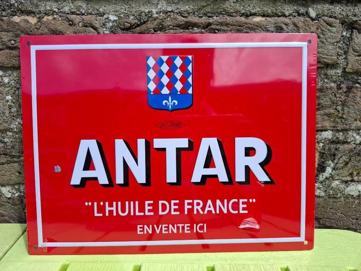 Reclamebord Antar olie, Verzamelen, Automerken, Motoren en Formule 1, Nieuw, Auto's, Ophalen of Verzenden