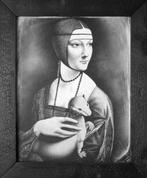 Dame met de hermelijn door L. da Vinci... Gravure, Antiek en Kunst, Verzenden