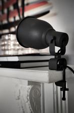 Klemspot donkergrijs, Hektar x2, Huis en Inrichting, Lampen | Spots, Ophalen, Zo goed als nieuw, Metaal of Aluminium, Plafondspot of Wandspot