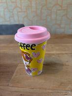 Blond amsterdam Koffie to go beker met deksel, Huis en Inrichting, Keuken | Servies, Keramiek, Ophalen of Verzenden, Zo goed als nieuw