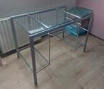 Glazen bureau, Huis en Inrichting, Bureaus, Ophalen, Gebruikt, Bureau